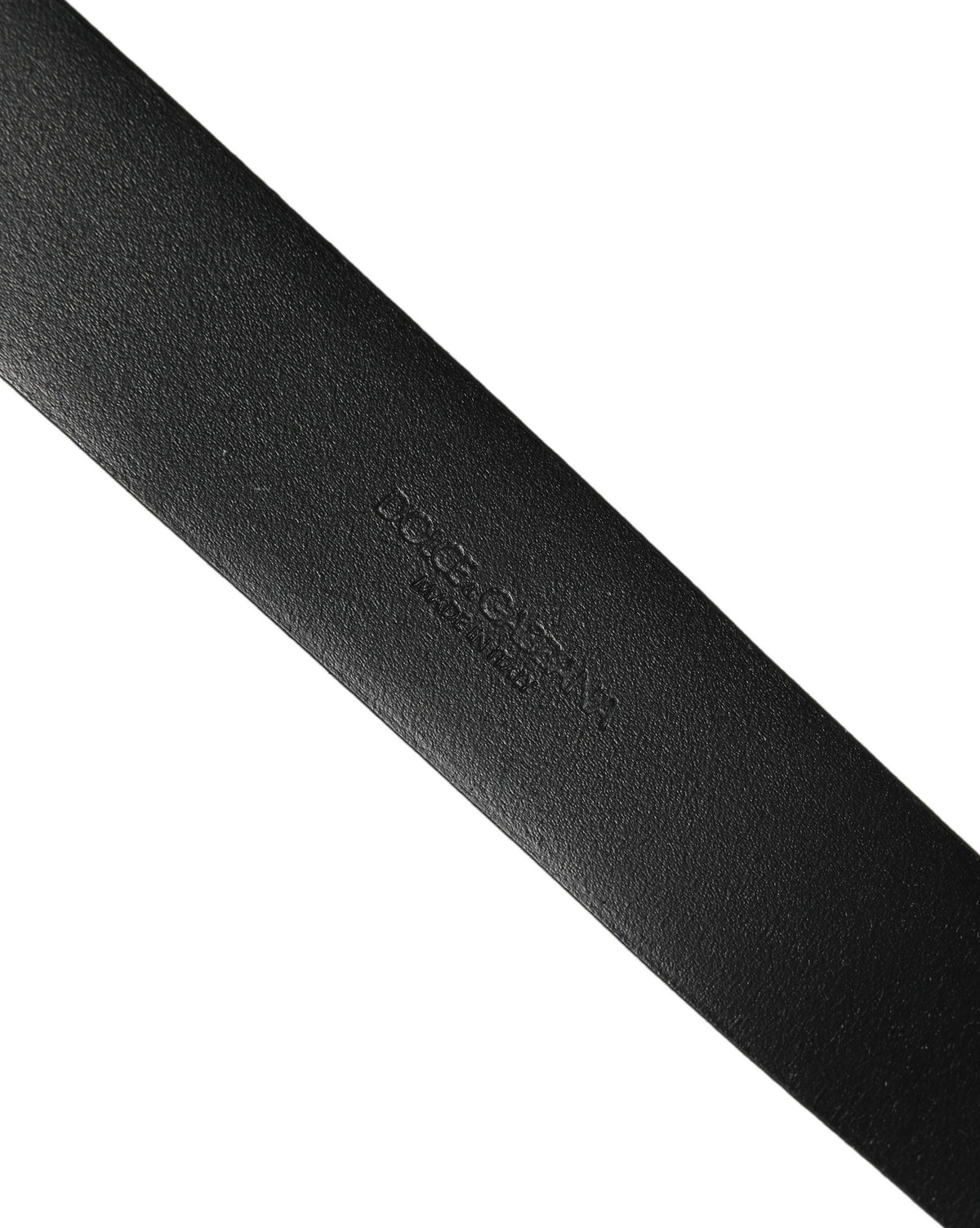 Black Calf Leather Classic Silver Buckle Belt