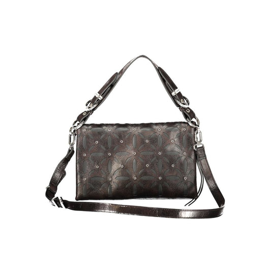 Black Polyurethane Women's Bag