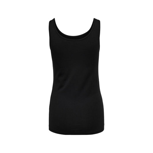 Black Cotton Tank Tops