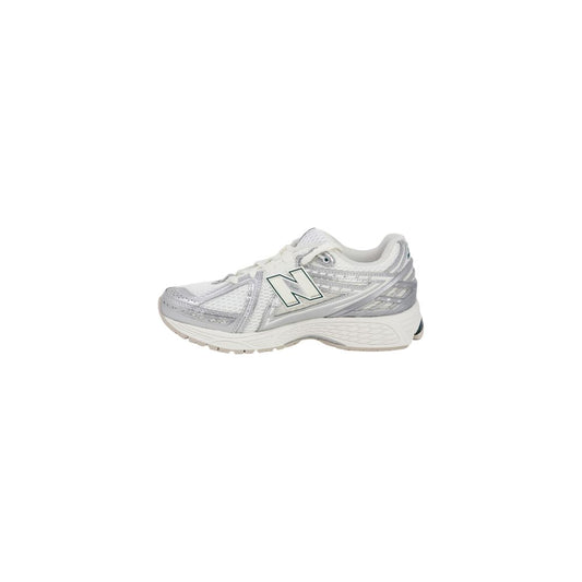Silver Fabric Athletic Sneakers