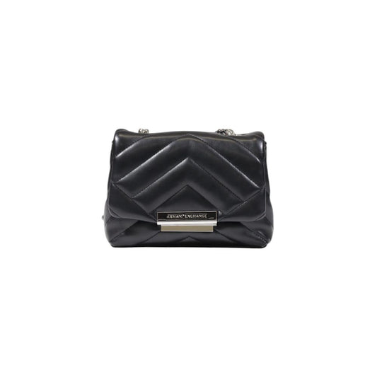 Black Polyester Handbag