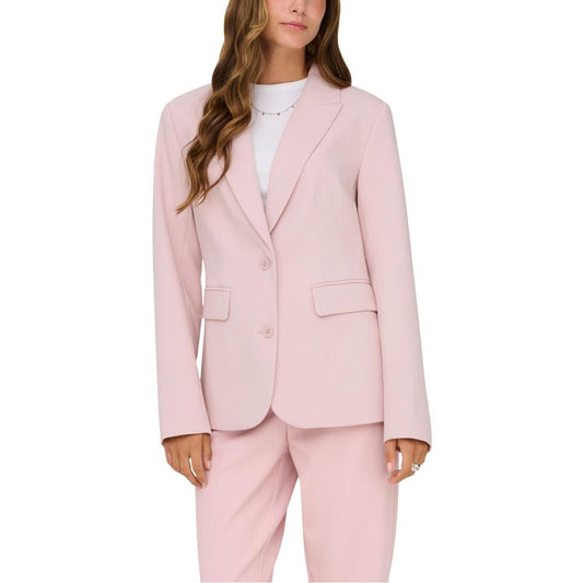 Pink Recycled Polyester Blazer