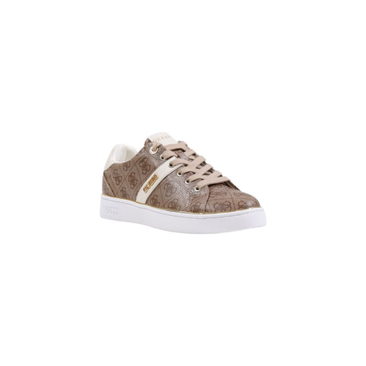 Beige Polyethylene Low Top Sneakers