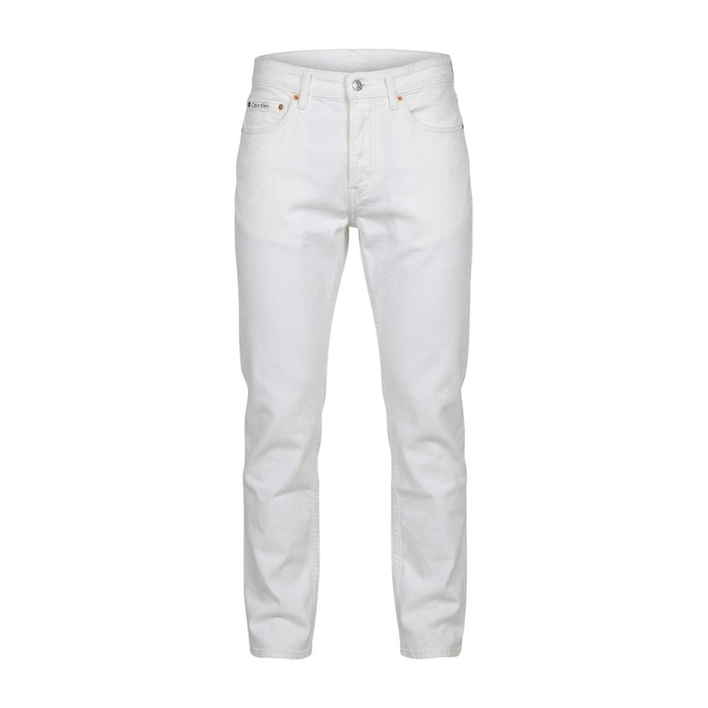 White Cotton Skinny Jeans