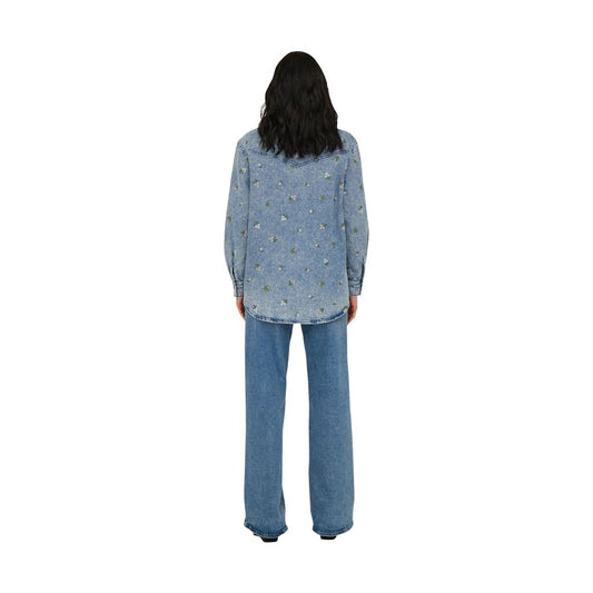 Light Blue Cotton Blouse