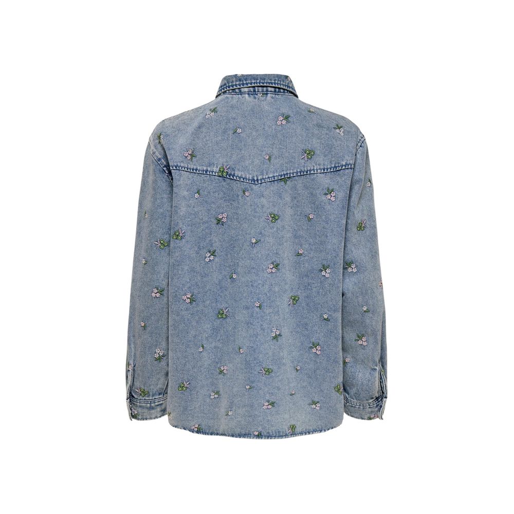 Light Blue Cotton Blouse