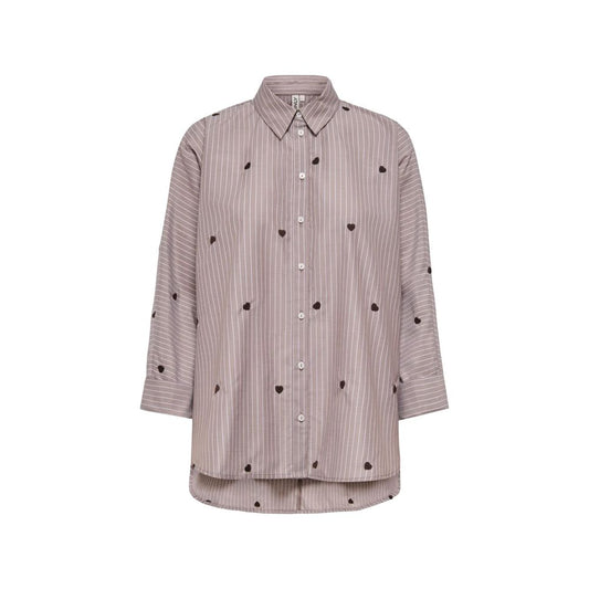 Brown Recycled Polyester Blouse