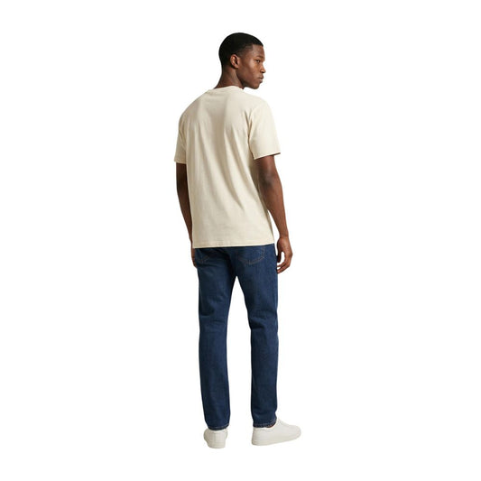Beige Cotton T-Shirt