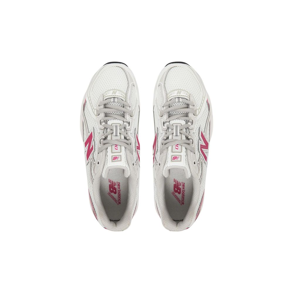White Synthetic Athletic Sneakers