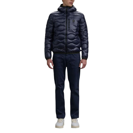 Blue Polyamide Shell Jacket