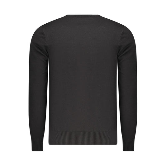 "Black Viscosa Mens Sweater"