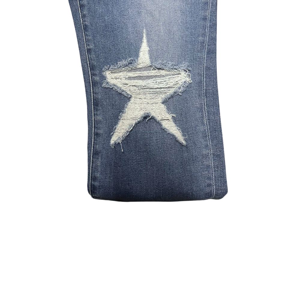 Blue Cotton Women Jean