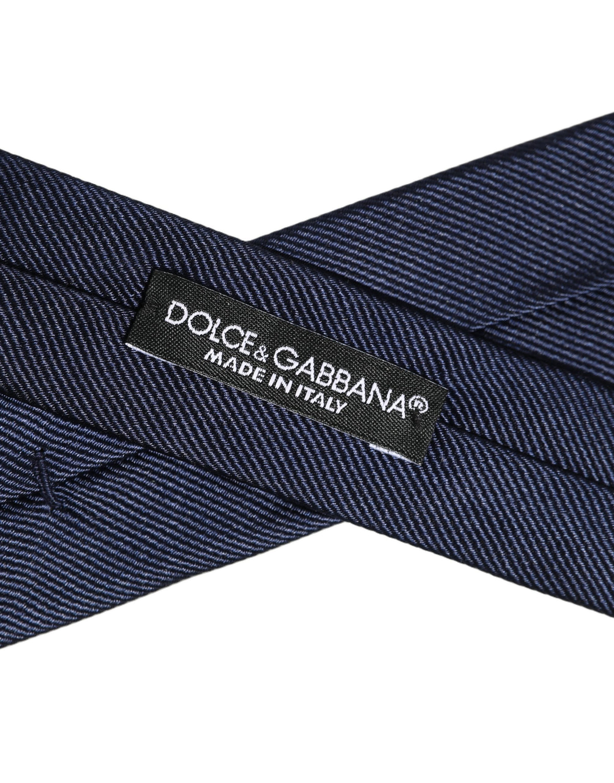 Men Dark Blue Textured Silk Adjustable Tied Necktie Tie