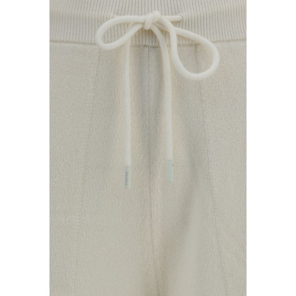 Beige Cashmere Casual Pants