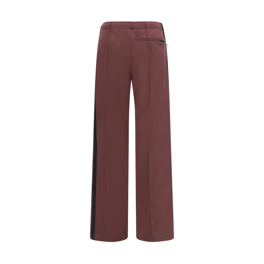 Bordeaux Polyester Joggers (Workout Pants)
