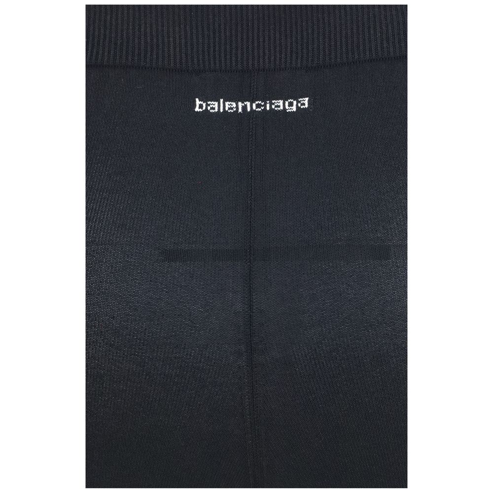 Black Viscose Leggings