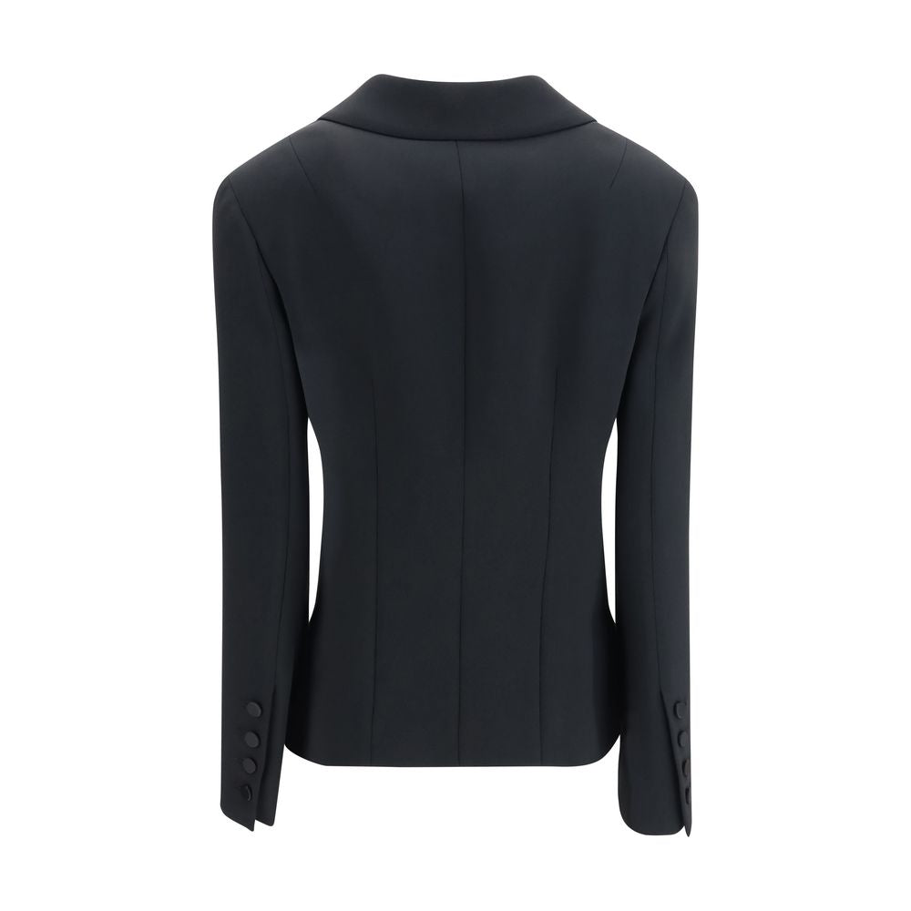 Black Viscose Blazer