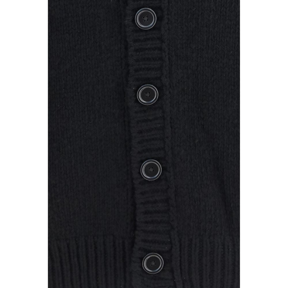 Black Wool Oves Aries Cardigan