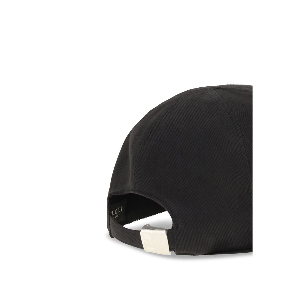 Black Cotton Cap (Baseball Hat)