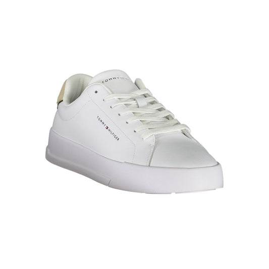 Bianco Polyurethane Men Sneaker