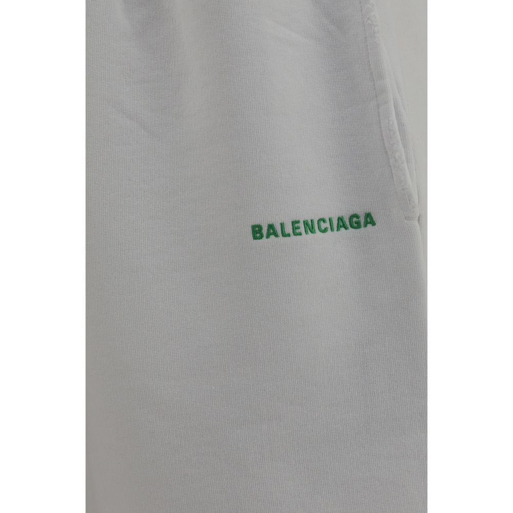 White Cotton Bermuda Shorts