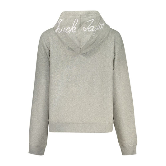 Gray Cotton Womens Sweatshirt