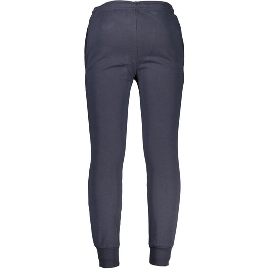 Blue Cotton Men's Sweatpants