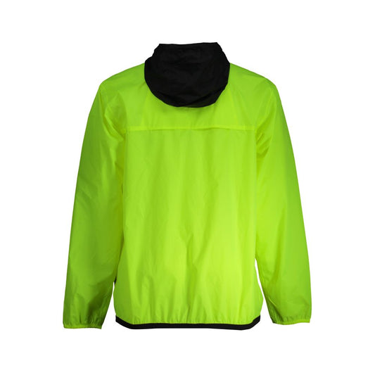 Yellow Polyamide Men Jacket