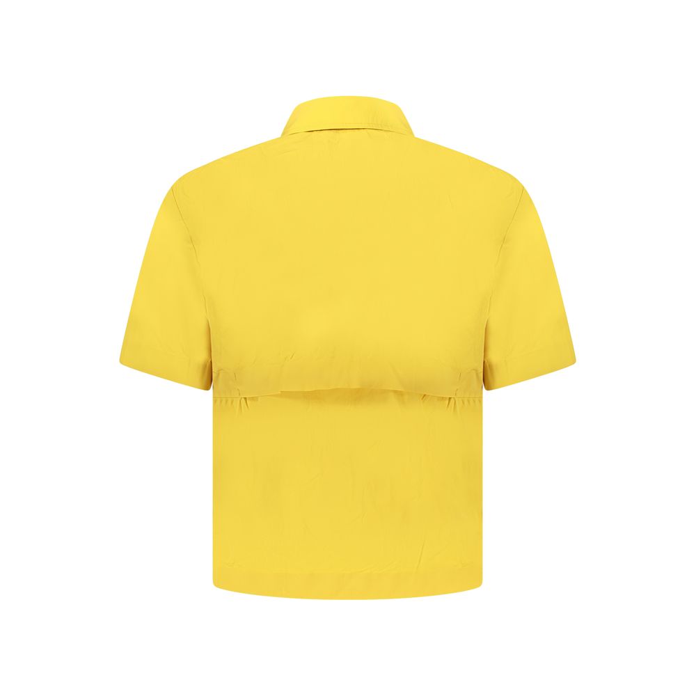 Yellow Polyamide Women Shirt