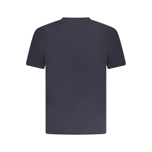 Blu Cotton Men T-Shirt
