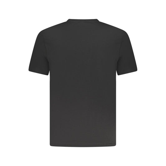 Black Cotton Men's T-Shirt
