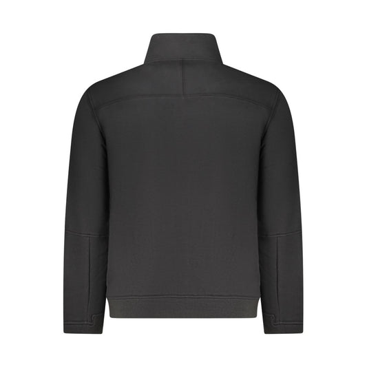 Black Cotton Men's Sweater