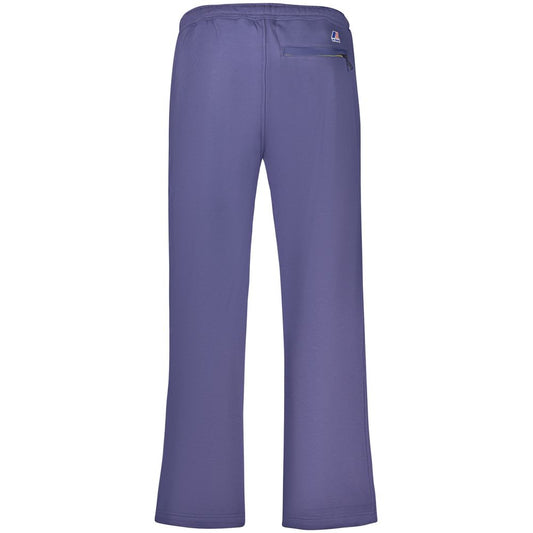 Blue Cotton Men Pant
