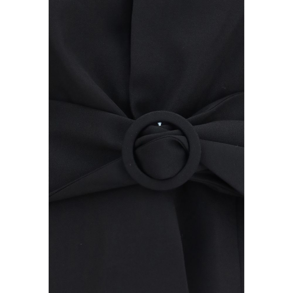 Black Wool Oves Aries Full-Length Jacket