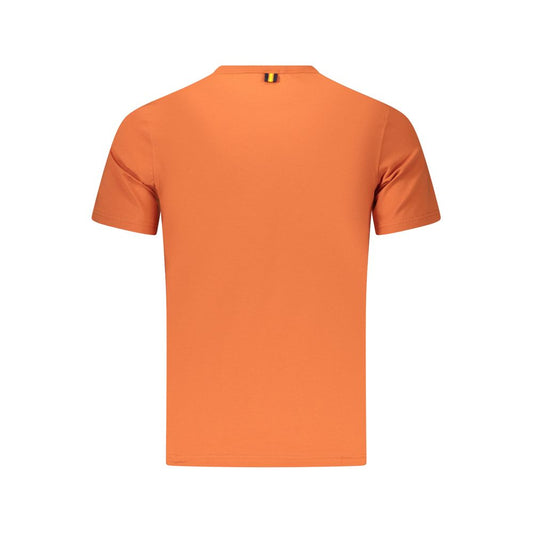 Orange Cotton Men's T-Shirt