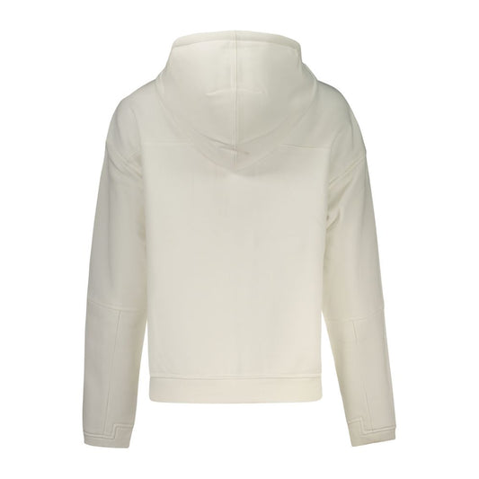 White Polyester Women's Sweatshirt
