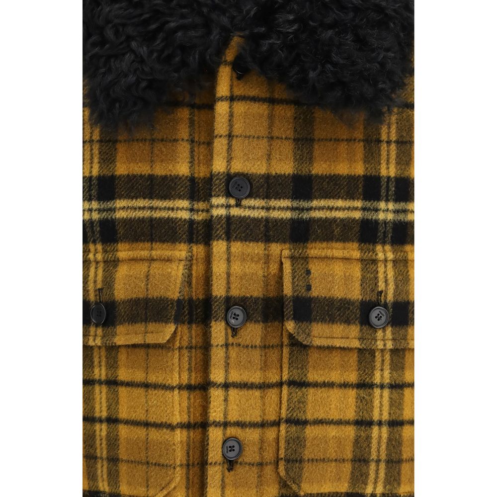 Multicolor Wool Oves Aries Full-Length Jacket