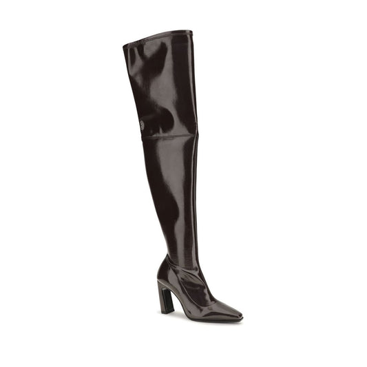 Brown Calf Leather Bos Taurus Over The Knee