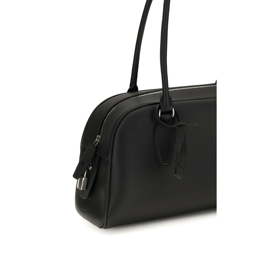 Black Calf Leather Bos Taurus Shoulder Bag