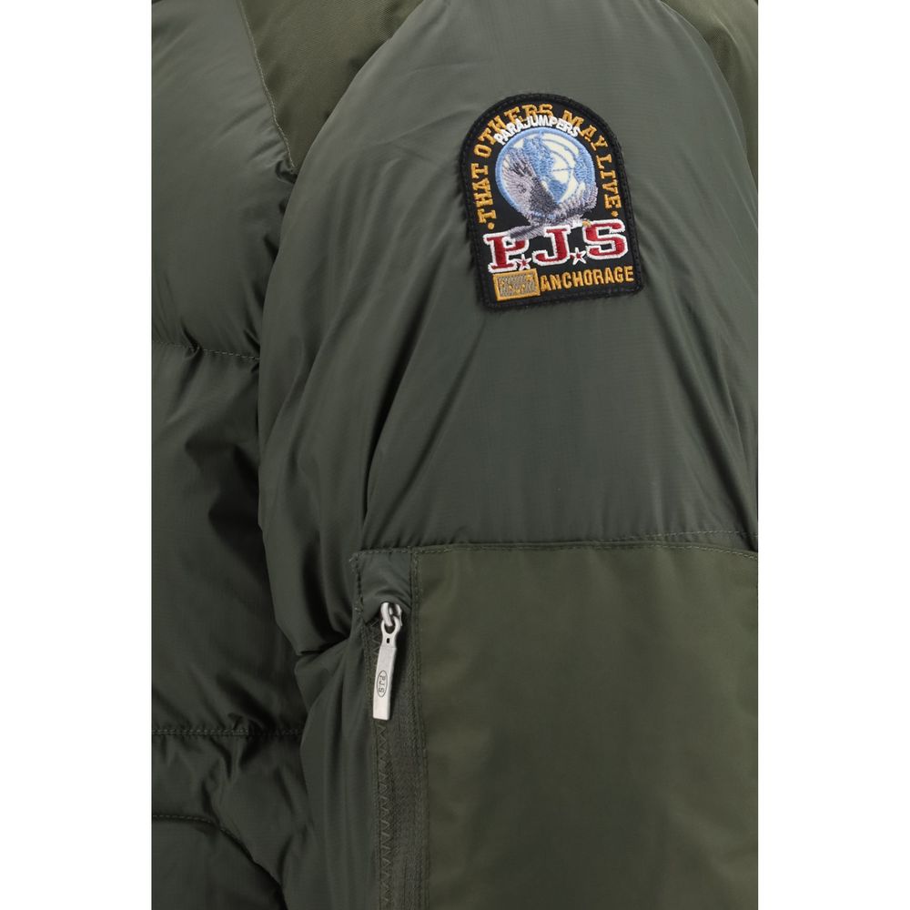 Bicolor Polyamide Full-Length Jacket