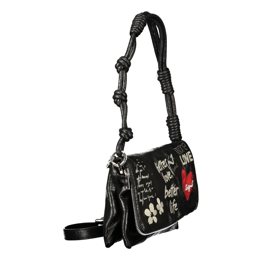 Nero Polyurethane Women's Bag for Effortless Chic Style