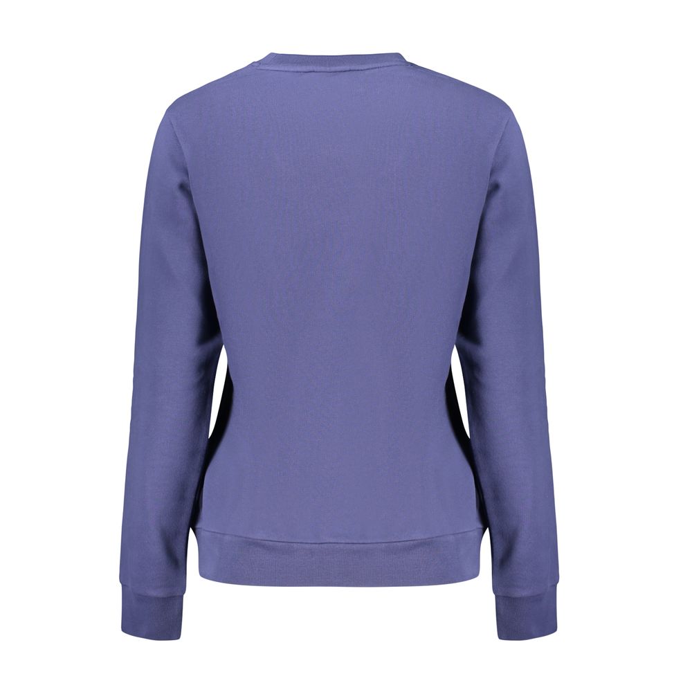 Blue Cotton Women's Sweatshirt
