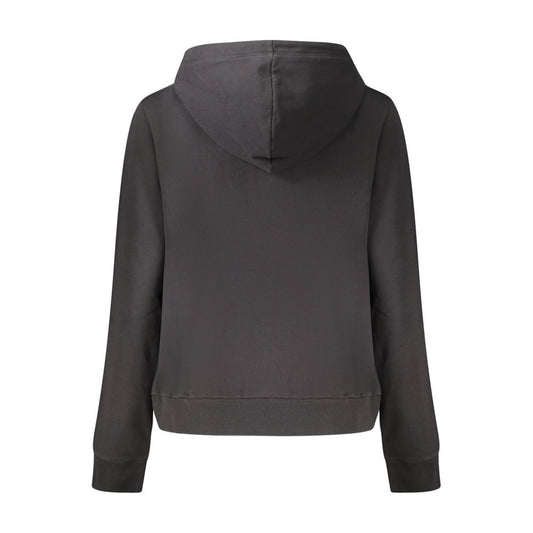 Black Cotton Women's Sweatshirt