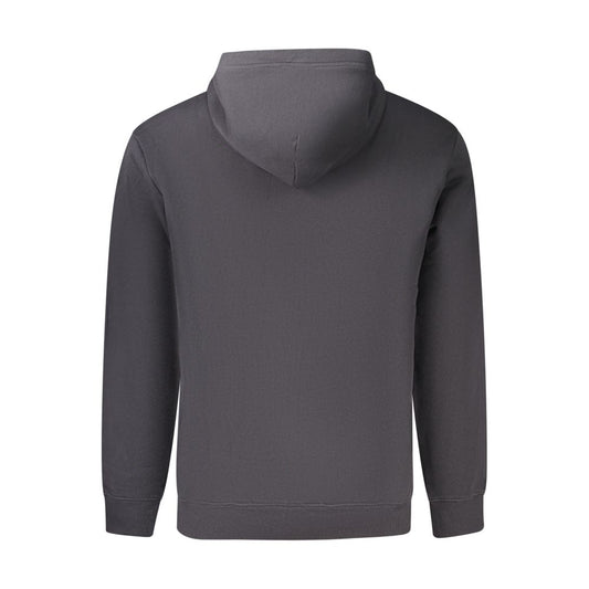 Black Cotton Men's Sweatshirt