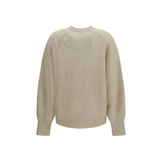 Beige Mohair Sweatshirt