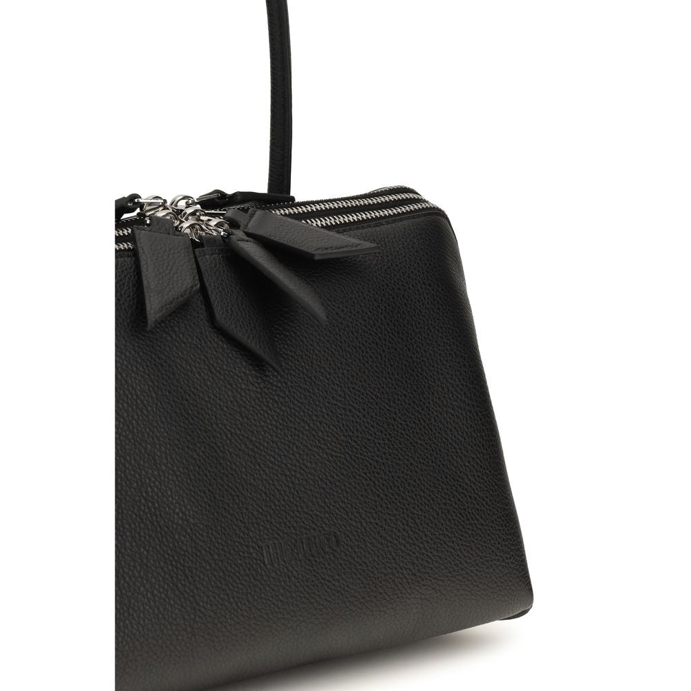 Black Calf Leather Bos Taurus Shoulder Bag