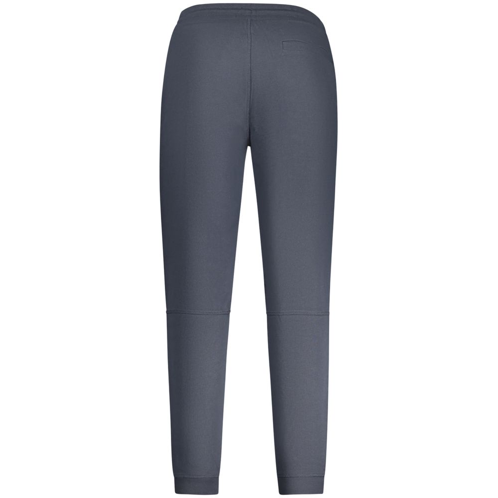 Blue Cotton Men's Trouser