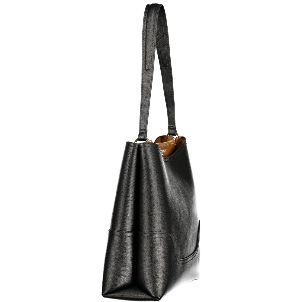 Black Polyurethane Womens Bag