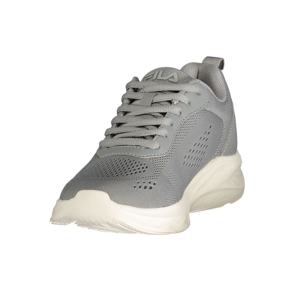 Gray Polyester Women's Sneaker