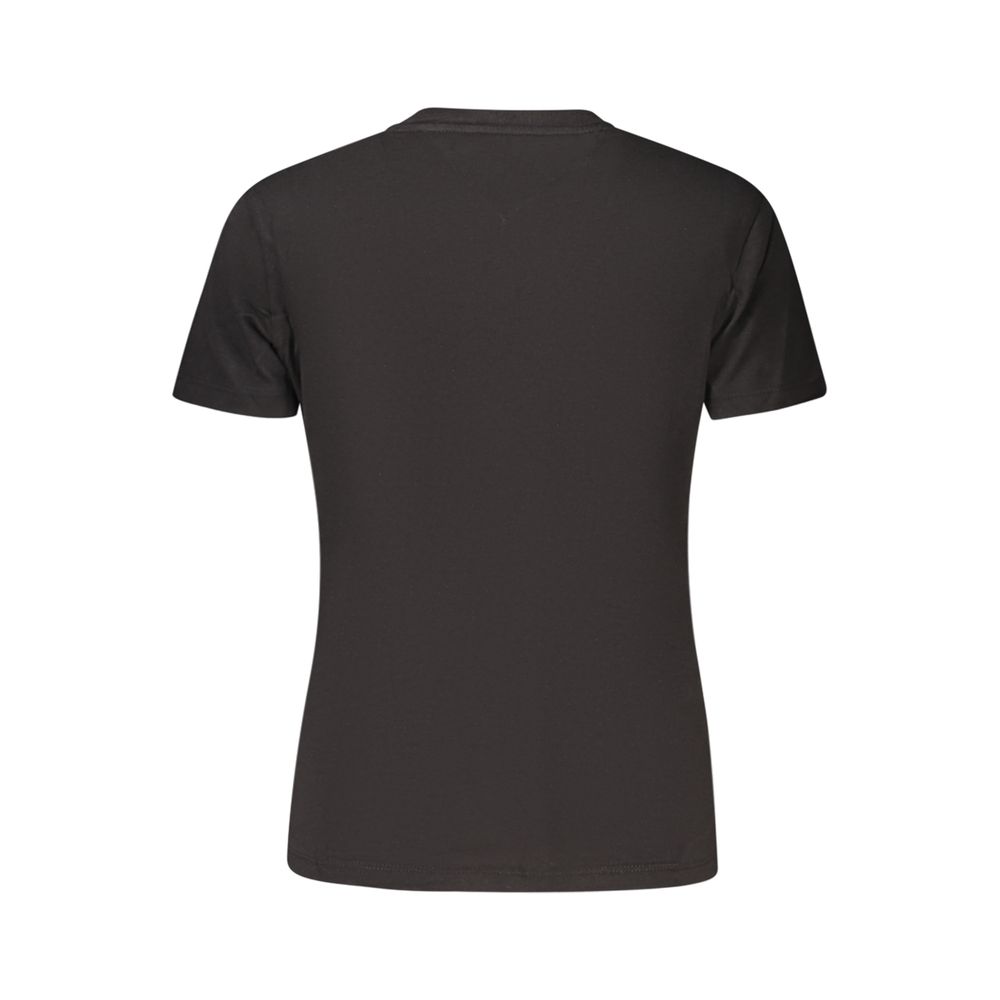 Black Cotton Women's T-Shirt